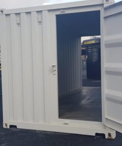 Contenedor marítimo 20′ DRY 1st Voyage "3D" (2 puertas de contenedor + 1 puerta de servicio)